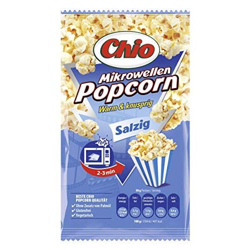 Die beste popcornmais chio mikrowellen popcorn salzig 22 x 100 g Bestsleller kaufen