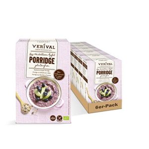 Porridge Verival Heidelbeer Apfel | 6 x 350g | vegan | ohne Palmöl