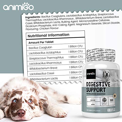 Probiotika Hund Animigo Verdauungshilfe für Hunde, 120 Tabl.