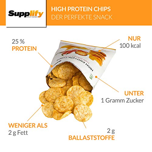 Protein-Chips Supplify (Thai Sweet Chili, Vegan) – (12x50g)