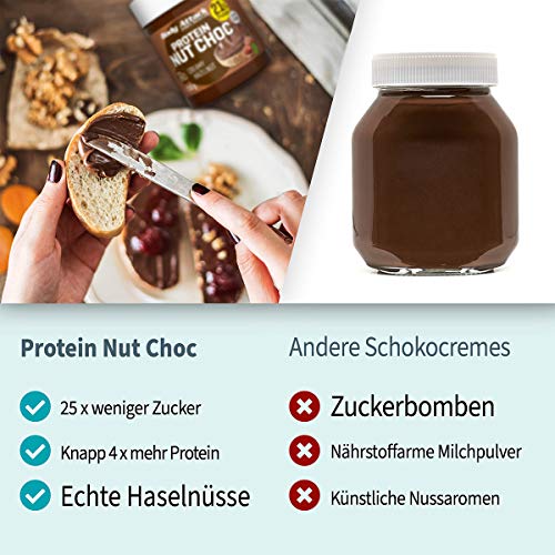 Protein-Creme Body Attack Sports Nutrition, Nut Choc, 3 x 250g