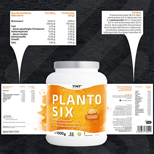 Protein-Pudding TNT True Nutrition Technology TNT Planto Six