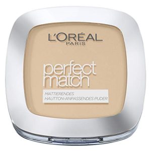 Puder L’Oréal Paris Make up, Mattierend, Kompakt mit LSF 8