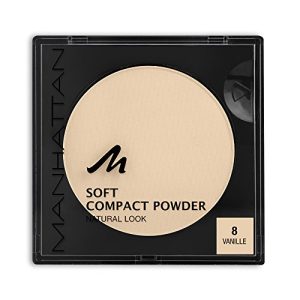 Puder Manhattan Soft Compact Powder, Hell, Kompakt mit Quaste