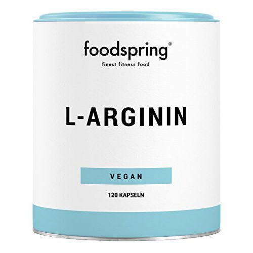 Pump-Booster foodspring L-Arginin Kapseln, 120 Stück
