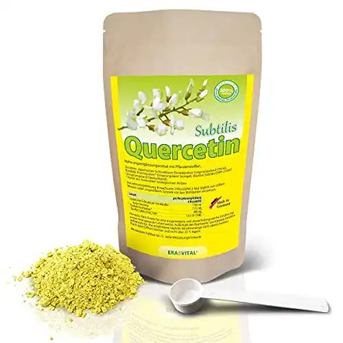 Quercetin ERASVITAL ® Subtilis 100 g Pulver
