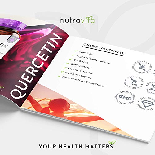 Quercetin Nutravita ® Komplex 500 mg mit Vitamin C, 120 Kaps.