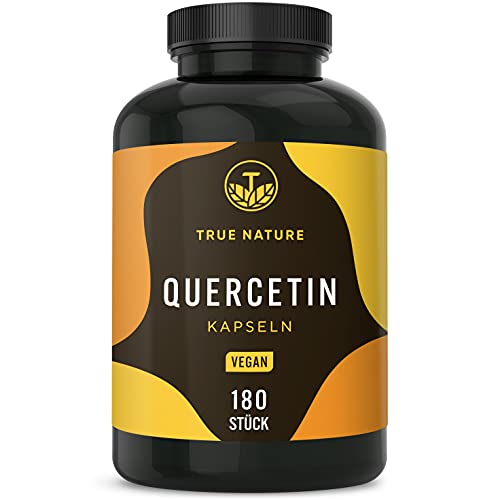 Quercetin TRUE NATURE, 180 Kapseln (500mg), Vegan