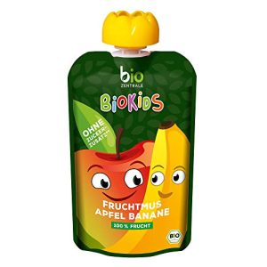 Quetschies bioZentrale BioKids Fruchtmus Apfel-Banane, 12 x 90 g