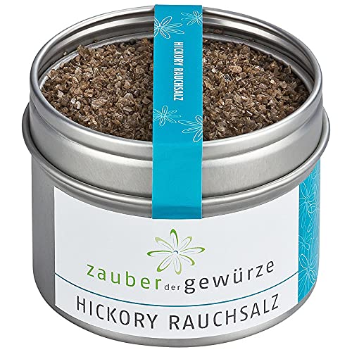 Rauchsalz Zauber der Gewürze Hickory – geräuchertes Salz, 75 g