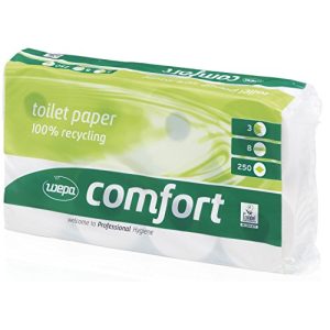 Recycling-Toilettenpapier Wepa Comfort Toilettenpapier 3-lagig