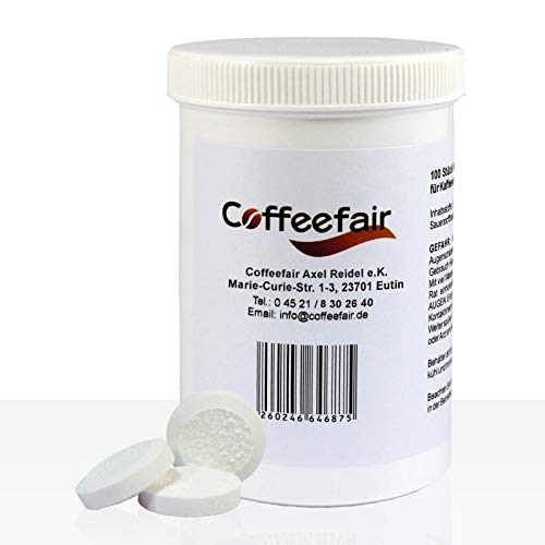 Reinigungstabletten Kaffeevollautomat Coffeefair 100 x 1,6g
