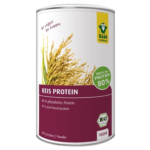 Reisprotein (bio) Raab Vitalfood Bio Reis-Protein Pulver, 400 g