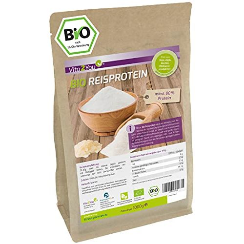 Reisprotein (bio) Vita2You Bio Reisprotein 1kg, EU Anbau