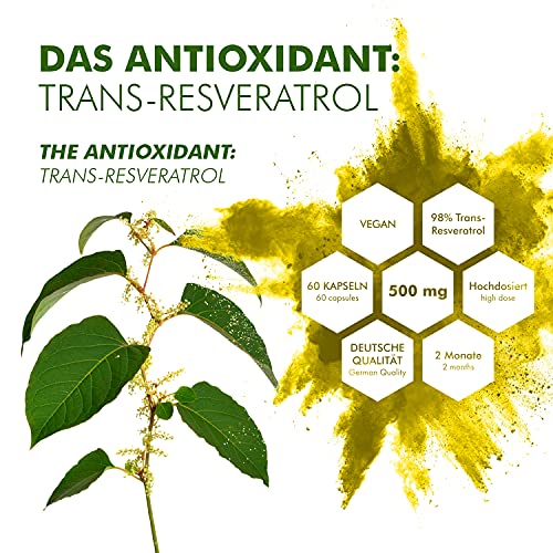 Resveratrol-Kapseln GREEN NATURALS Resveratrol, 60 Kapseln
