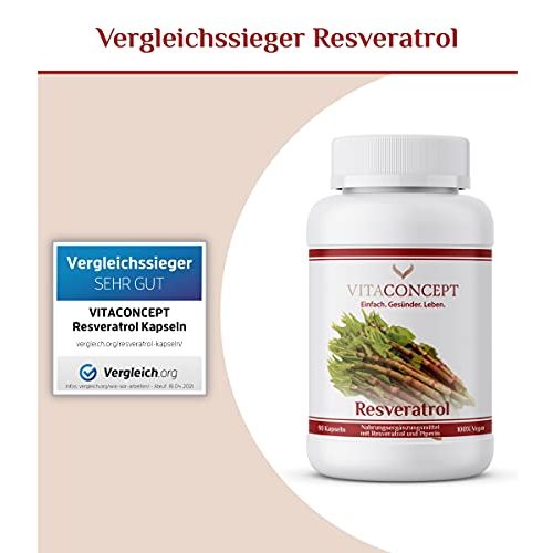 Resveratrol-Kapseln VITACONCEPT PRAXIS FÜR ANTI-AGING