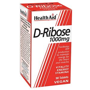Ribose Health Aid Vegan, 1000mg Packung mit 90 Tabletten