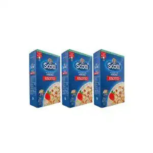 Risotto-Reis Riso Scotti Riso Superfino Arborio (3 x 1 kg)