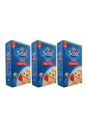 Risotto-Reis Riso Scotti Riso Superfino Arborio (3 x 1 kg)