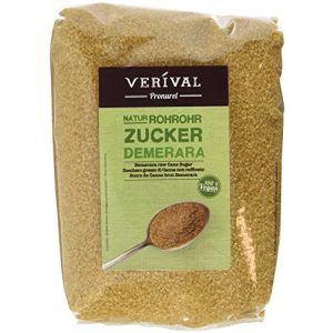 Rohrohrzucker Verival Demerara, (6 x 1 kg Beutel)