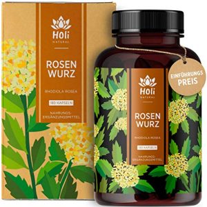 Rosenwurz Holi Natural ® Rhodiola Rosea Extrakt, 180 Kapseln