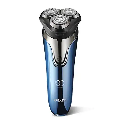 Rotationsrasierer YOHOOLYO Rasierer Herren Elektrisch 3D