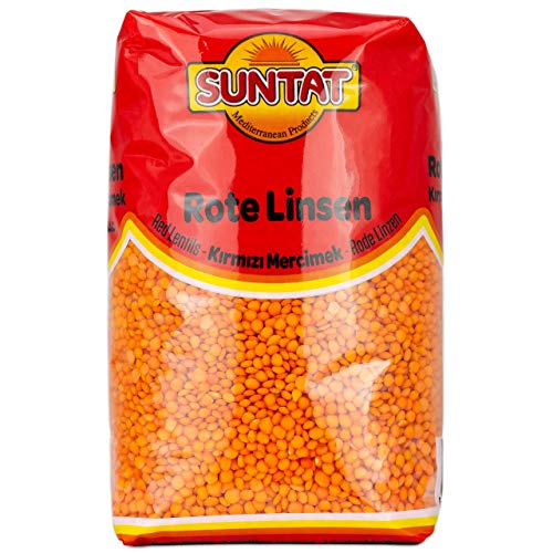 Rote Linsen SUNTAT – Orientalische aus der Türkei, 2er Set à 1 kg