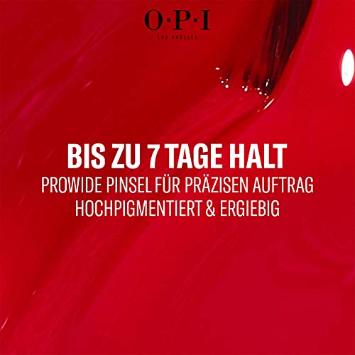 Roter Nagellack OPI Nail Lacquer Big Apple Red, bis zu 7 Tage