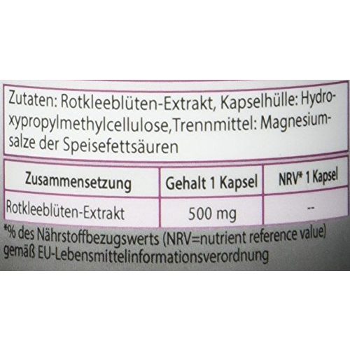 Rotklee-Kapseln Avitale Rotklee Kapseln 500 mg, 120 Stück