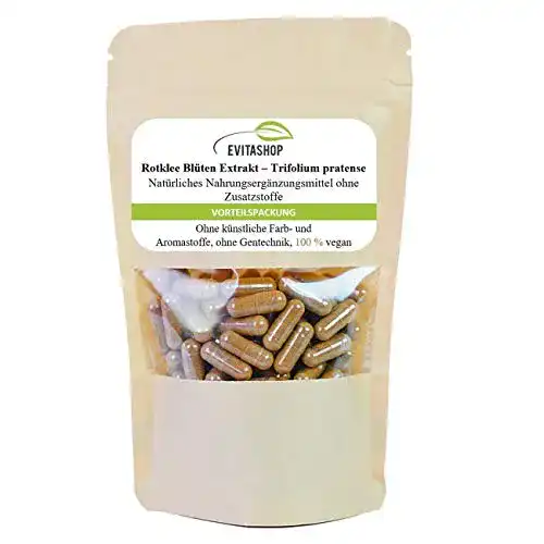 Rotklee-Kapseln EVITASHOP Rotklee Extrakt Kapseln, 60 x 400 mg