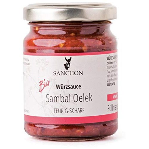 Die beste sambal oelek sanchon bio wuerzsauce 6 x 125 gr Bestsleller kaufen