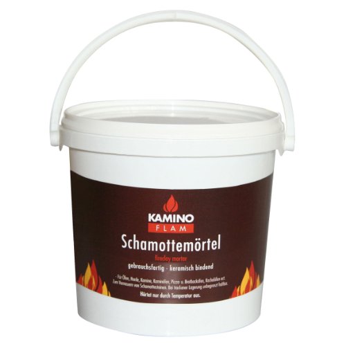 Die beste schamottemoertel kamino flam 333308 weiss 3 kg Bestsleller kaufen