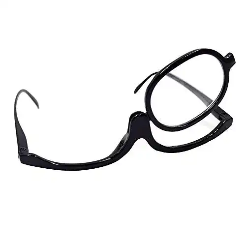 Schminkbrille Milya Make-Up Rotatable Flip Up Brille Drehbar