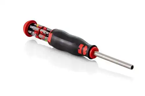 Schraubendreher-Set Würth 6136001, Magazin im Griff inkl. 12 Bits