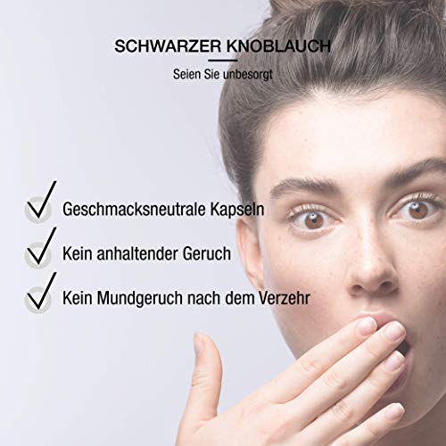 Schwarzer-Knoblauch-Kapseln vitabay, 90 vegane Kapseln
