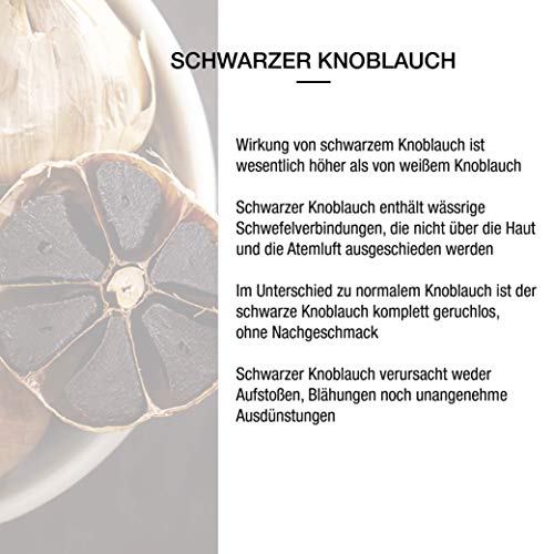 Schwarzer-Knoblauch-Kapseln vitabay, 90 vegane Kapseln