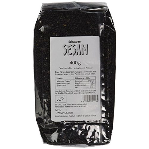Schwarzer Sesam Ruschin, 1er Pack (1 x 400 g)