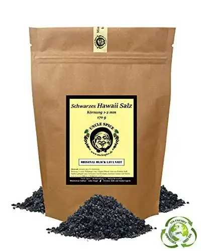 Schwarzes Hawaii-Salz Uncle Spice Hawaii Salz schwarz – 170g