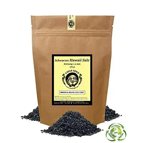 Schwarzes Hawaii-Salz Uncle Spice Hawaii Salz schwarz – 170g