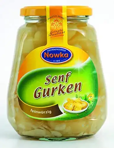 Senfgurken Paulsen e.K. Paulsen Nowka feinwürzig, 530g
