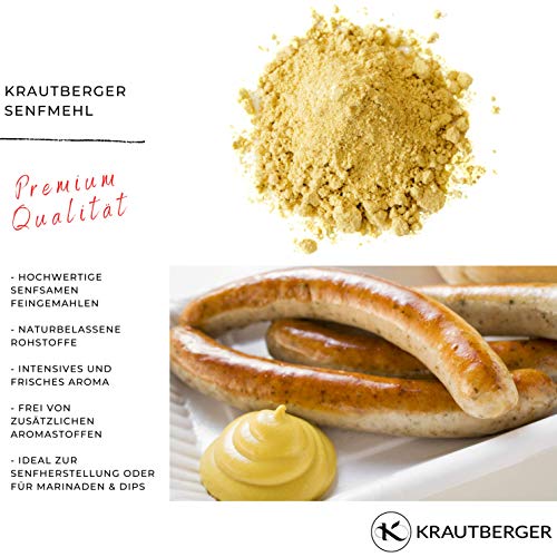 Senfmehl Kb KRAUTBERGER Senfpulver gelb fein 250g