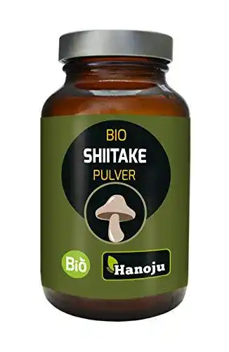 Shiitake-Kapseln Hanoju Bio Shiitake Pulver 150 Kapseln a 250 mg