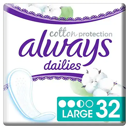 Slipeinlagen Always Dailies Damen Cotton Protection Large