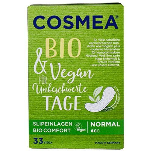 Slipeinlagen COSMEA Bio- Normal, Ohne Duft, 33 Stk.