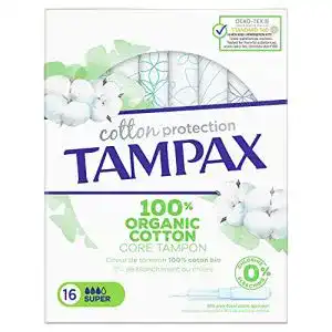 Soft-Tampons Tampax Cotton Protection Super mit Applikatoren