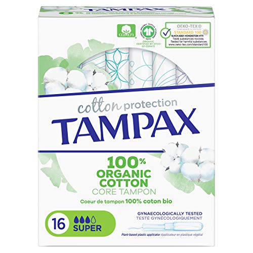 Soft-Tampons Tampax Cotton Protection Super mit Applikatoren