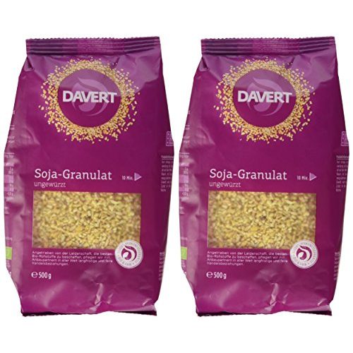 Soja-Granulat Davert, 2er Pack (2 x 500 g) – Bio