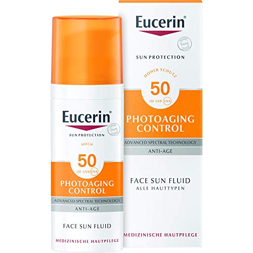 Sonnencreme LSF 50 Eucerin Photoaging Control Face Sun Fluid
