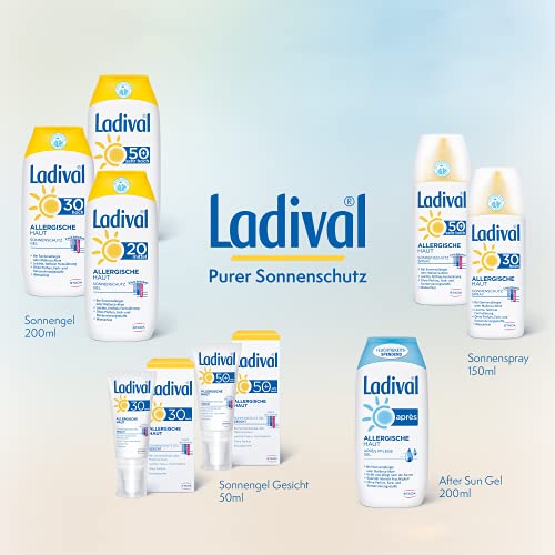 Sonnencreme LSF 50 Ladival Allergische Haut LSF 50+, 200 ml