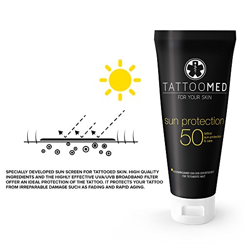 Sonnencreme LSF 50 TattooMed Sun Protection LSF50, 100 ml